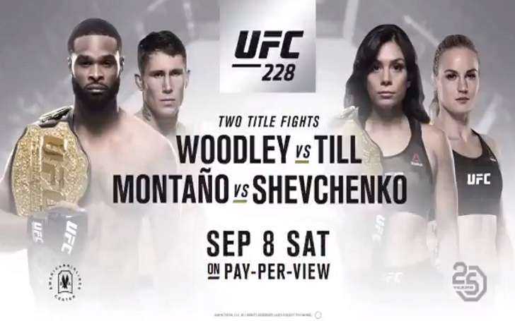 UFC 228 Fight Card Details